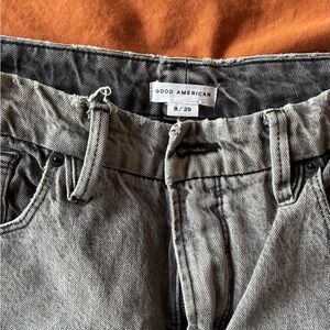 Good American Charcoal Denim Jeans